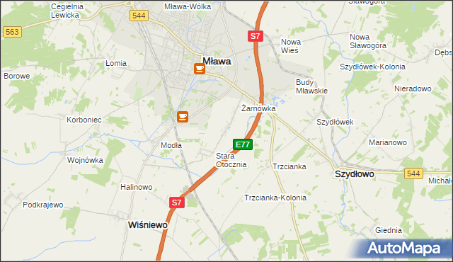 mapa Nowa Otocznia, Nowa Otocznia na mapie Targeo