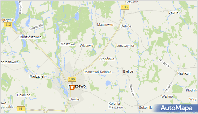 mapa Stodólska, Stodólska na mapie Targeo