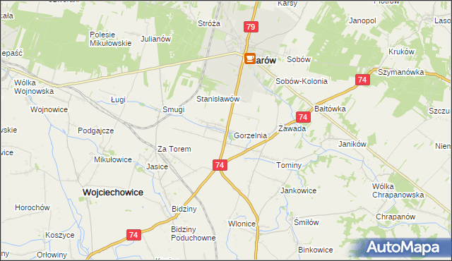 mapa Wyszmontów, Wyszmontów na mapie Targeo