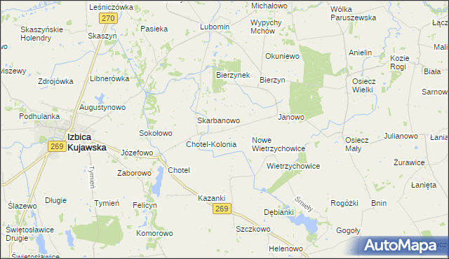 mapa Obałki, Obałki na mapie Targeo