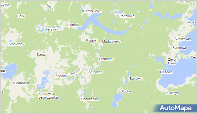 mapa Stoltmany, Stoltmany na mapie Targeo