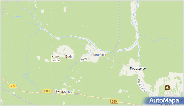 mapa Teremiski, Teremiski na mapie Targeo