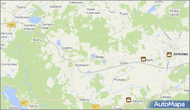 mapa Bałąg, Bałąg na mapie Targeo