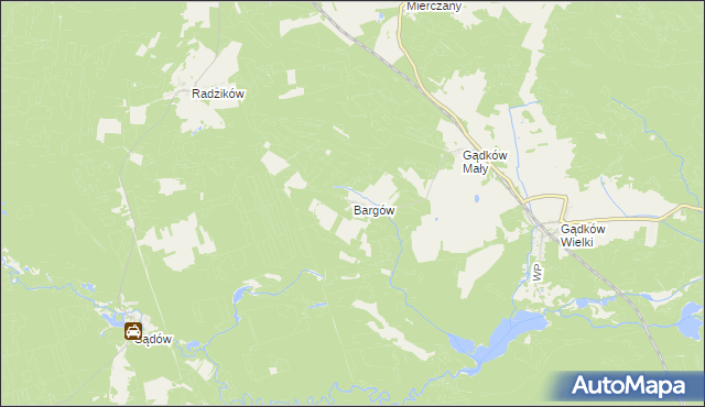 mapa Bargów, Bargów na mapie Targeo