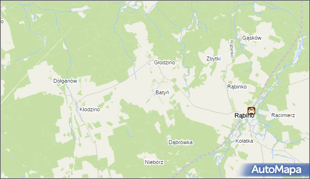 mapa Batyń, Batyń na mapie Targeo