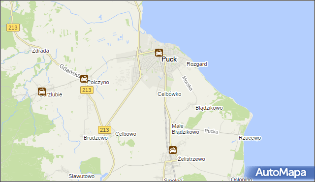 mapa Celbówko, Celbówko na mapie Targeo