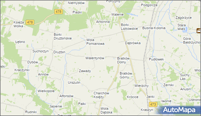 mapa Charchów Pański, Charchów Pański na mapie Targeo