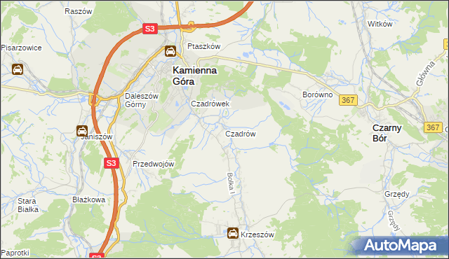 mapa Czadrów, Czadrów na mapie Targeo