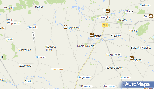 mapa Dobre-Kolonia, Dobre-Kolonia na mapie Targeo