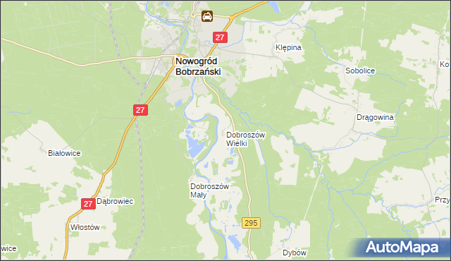 mapa Dobroszów Wielki, Dobroszów Wielki na mapie Targeo