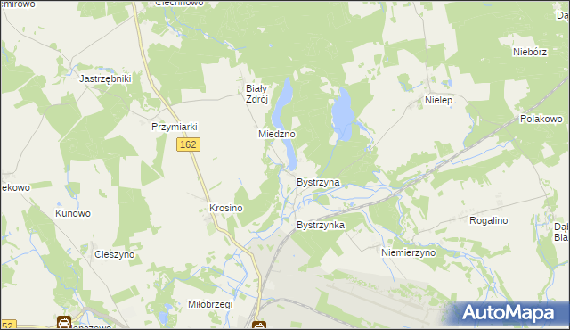 mapa Dobrowola gmina Świdwin, Dobrowola gmina Świdwin na mapie Targeo
