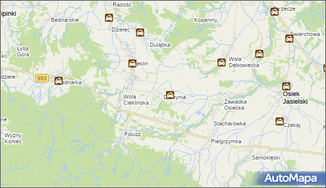 mapa Dobrynia, Dobrynia na mapie Targeo