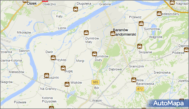 mapa Dymitrów Duży, Dymitrów Duży na mapie Targeo