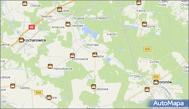 mapa Hadra, Hadra na mapie Targeo