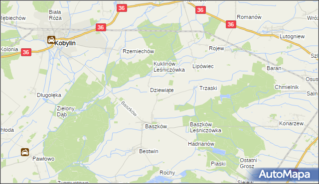 mapa Katarzynów gmina Zduny, Katarzynów gmina Zduny na mapie Targeo