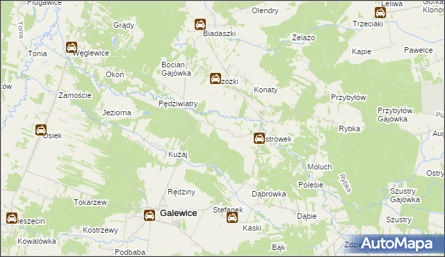 mapa Kaźmirów, Kaźmirów na mapie Targeo