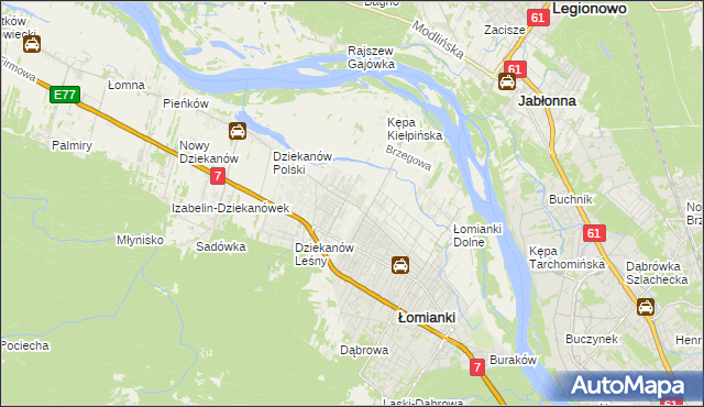 mapa Kiełpin Poduchowny, Kiełpin Poduchowny na mapie Targeo