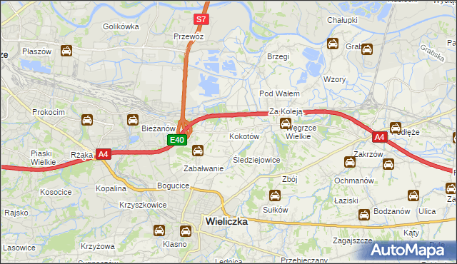 mapa Kokotów, Kokotów na mapie Targeo