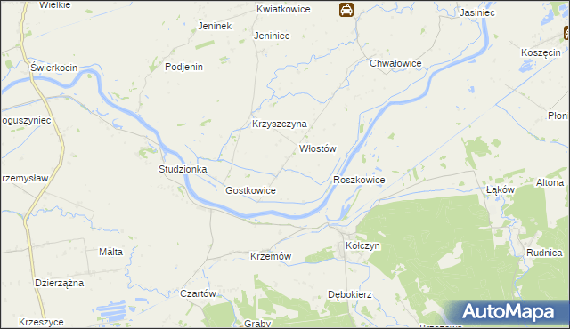 mapa Krzyszczynka, Krzyszczynka na mapie Targeo