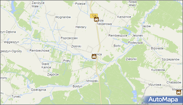 mapa Lipnica gmina Małogoszcz, Lipnica gmina Małogoszcz na mapie Targeo