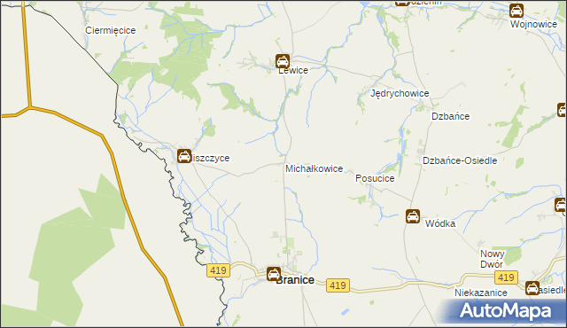 mapa Michałkowice, Michałkowice na mapie Targeo