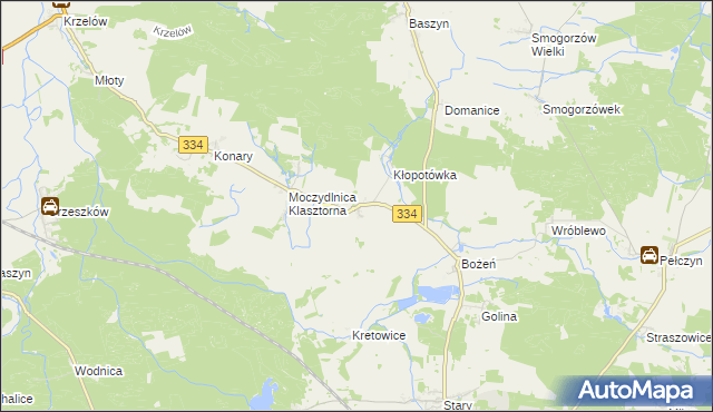 mapa Moczydlnica Dworska, Moczydlnica Dworska na mapie Targeo