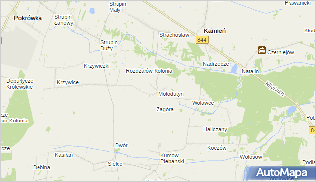 mapa Mołodutyn, Mołodutyn na mapie Targeo