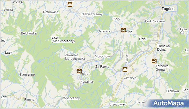 mapa Morochów, Morochów na mapie Targeo