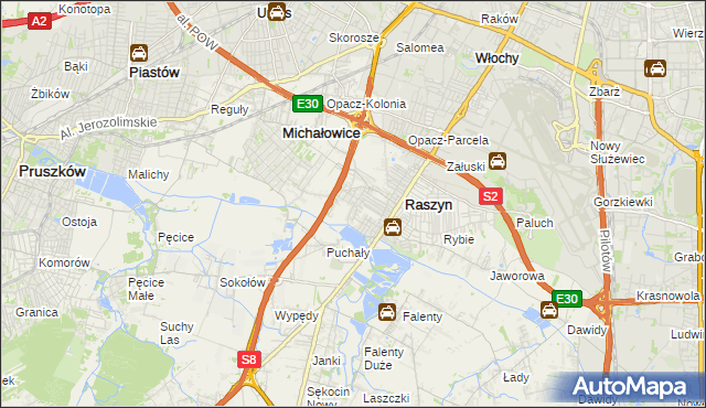 mapa Nowe Grocholice, Nowe Grocholice na mapie Targeo