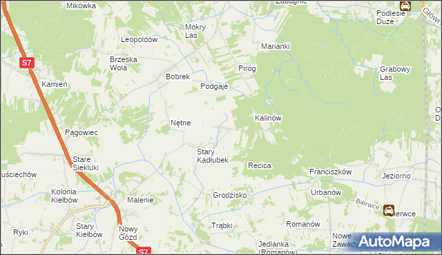 mapa Nowy Kadłubek, Nowy Kadłubek na mapie Targeo