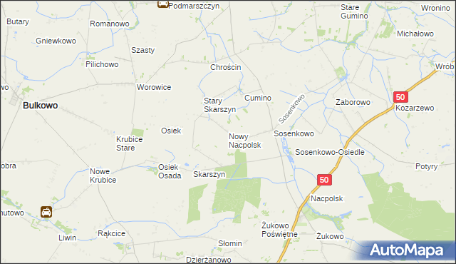 mapa Nowy Nacpolsk, Nowy Nacpolsk na mapie Targeo