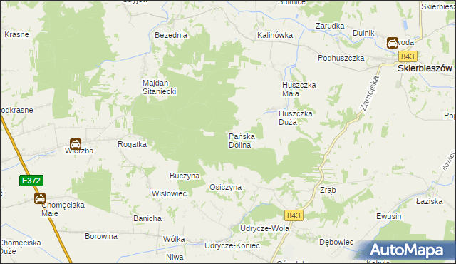 mapa Pańska Dolina, Pańska Dolina na mapie Targeo