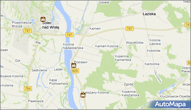 mapa Piotrawin-Kolonia, Piotrawin-Kolonia na mapie Targeo