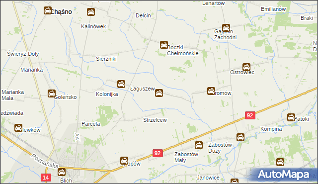 mapa Płaskocin, Płaskocin na mapie Targeo