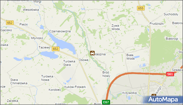 mapa Potasznia gmina Suwałki, Potasznia gmina Suwałki na mapie Targeo