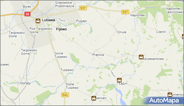 mapa Prątnica, Prątnica na mapie Targeo