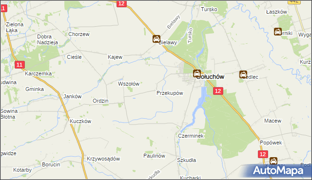 mapa Przekupów, Przekupów na mapie Targeo