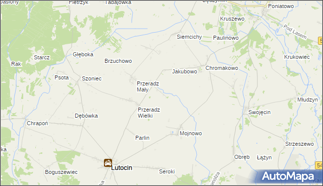 mapa Przeradz Nowy, Przeradz Nowy na mapie Targeo