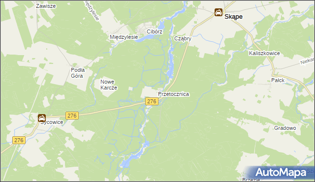 mapa Przetocznica, Przetocznica na mapie Targeo