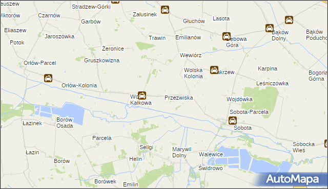 mapa Przezwiska, Przezwiska na mapie Targeo