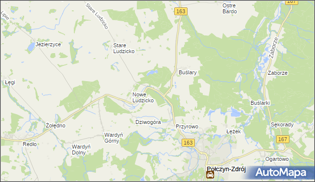 mapa Przyrówko, Przyrówko na mapie Targeo