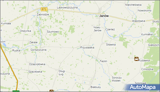 mapa Przystawka, Przystawka na mapie Targeo