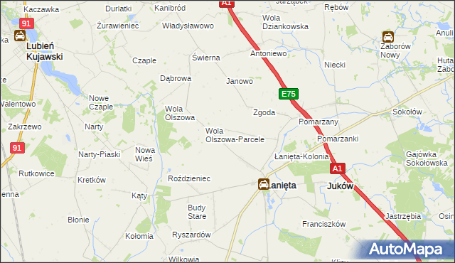 mapa Rajmundów, Rajmundów na mapie Targeo