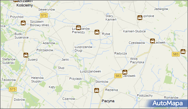 mapa Robertów, Robertów na mapie Targeo