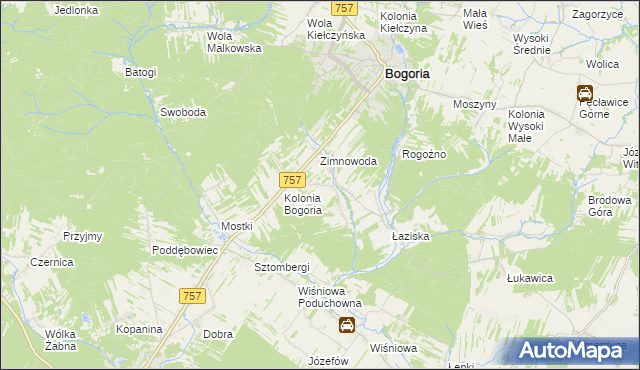 mapa Rosołówka, Rosołówka na mapie Targeo