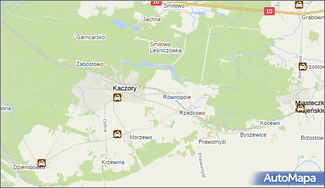 mapa Równopole, Równopole na mapie Targeo