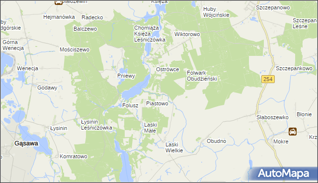 mapa Rozalinowo, Rozalinowo na mapie Targeo