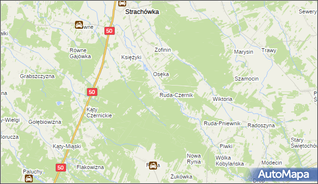 mapa Ruda-Czernik, Ruda-Czernik na mapie Targeo