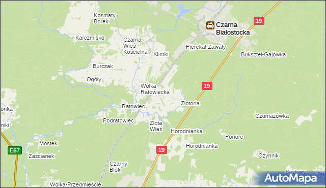 mapa Ruda Rzeczka, Ruda Rzeczka na mapie Targeo