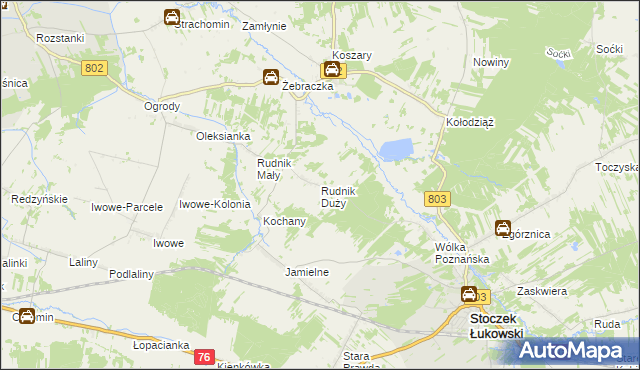 mapa Rudnik Duży, Rudnik Duży na mapie Targeo